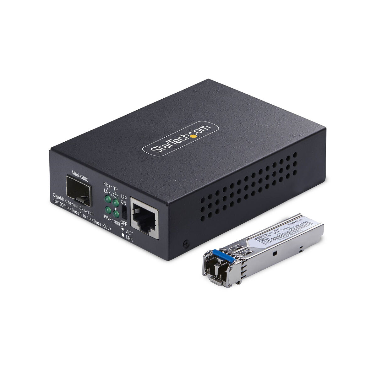 SFP fibermodul MonoModo Startech MCM1110SMLC40 2000 Mbit/s