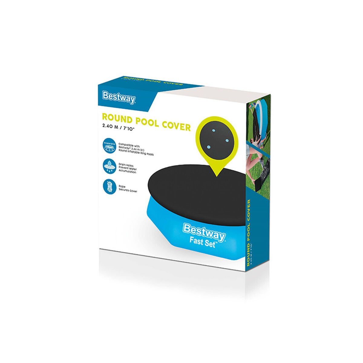 Bestway Pooltäckning PVC D244 cm Trädgård 58032 - 2