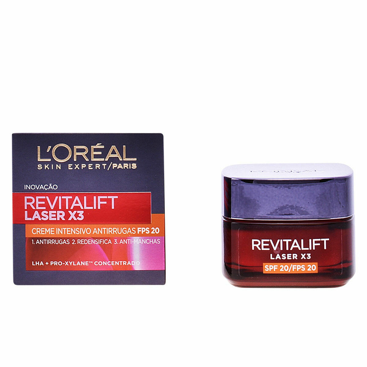 Ansiktskräm L'Oreal Make Up Revitalift Laser Spf 25 Spf 20 50 ml
