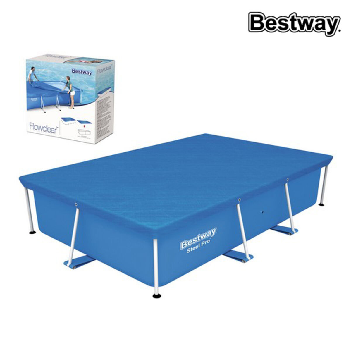 Bestway Poolöverdrag 264x174 cm Trädgård 58105