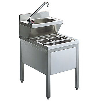 Handtvätt enhet med dräneringssystemet kombination, 500x600 mm