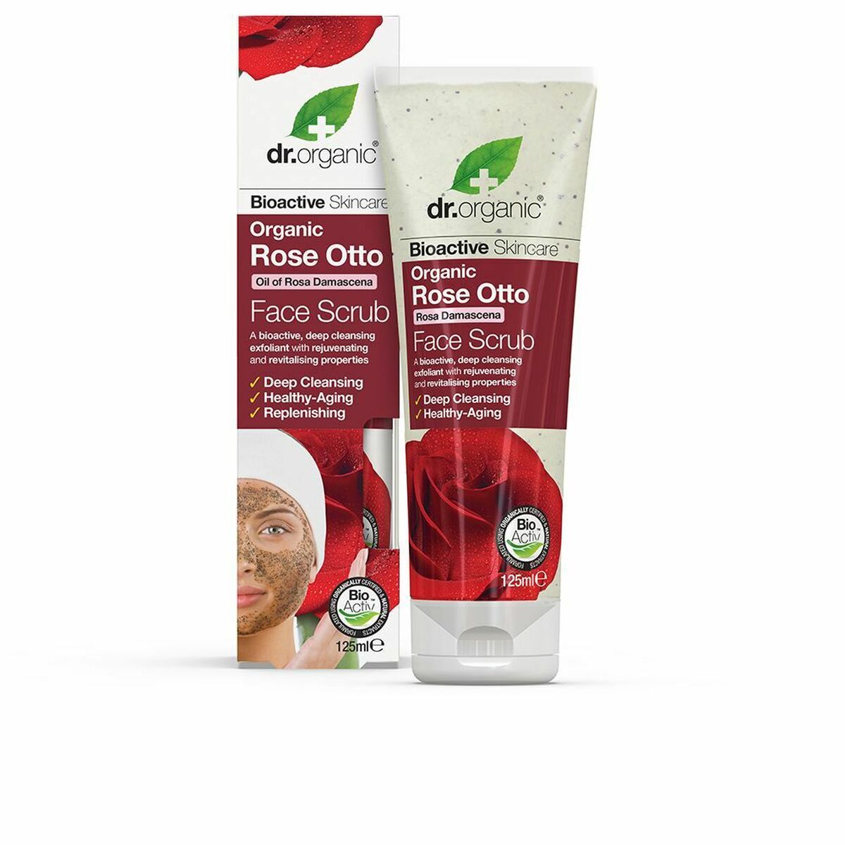 Ansiktskräm Dr.Organic Rosa De Damasco 125 ml