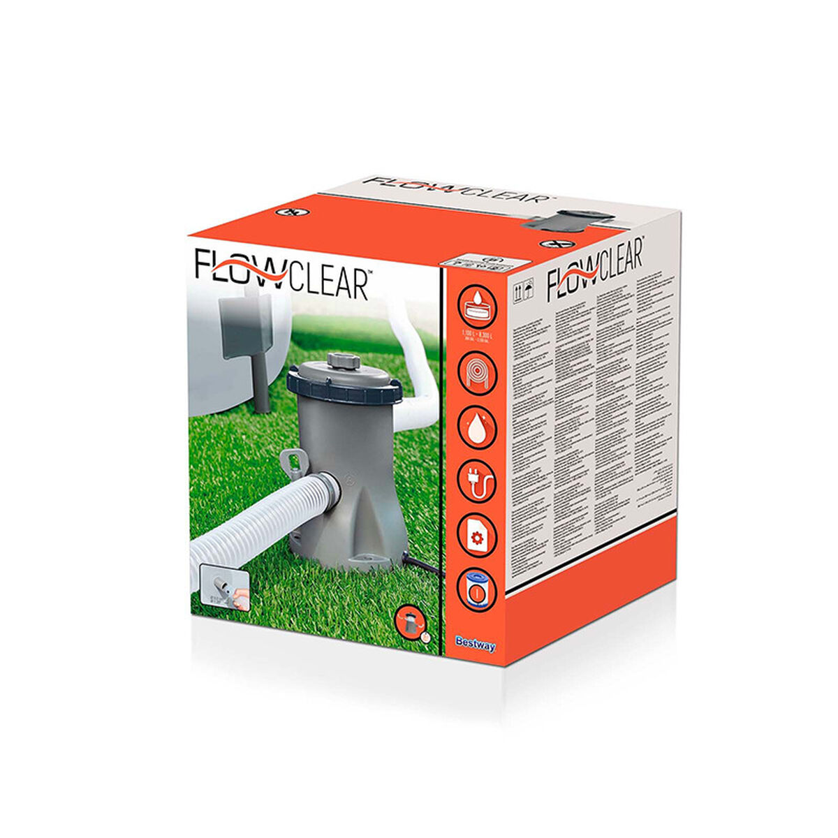 Bestway Poolrenare 1249 liter/timme Trädgård 58381 - 2
