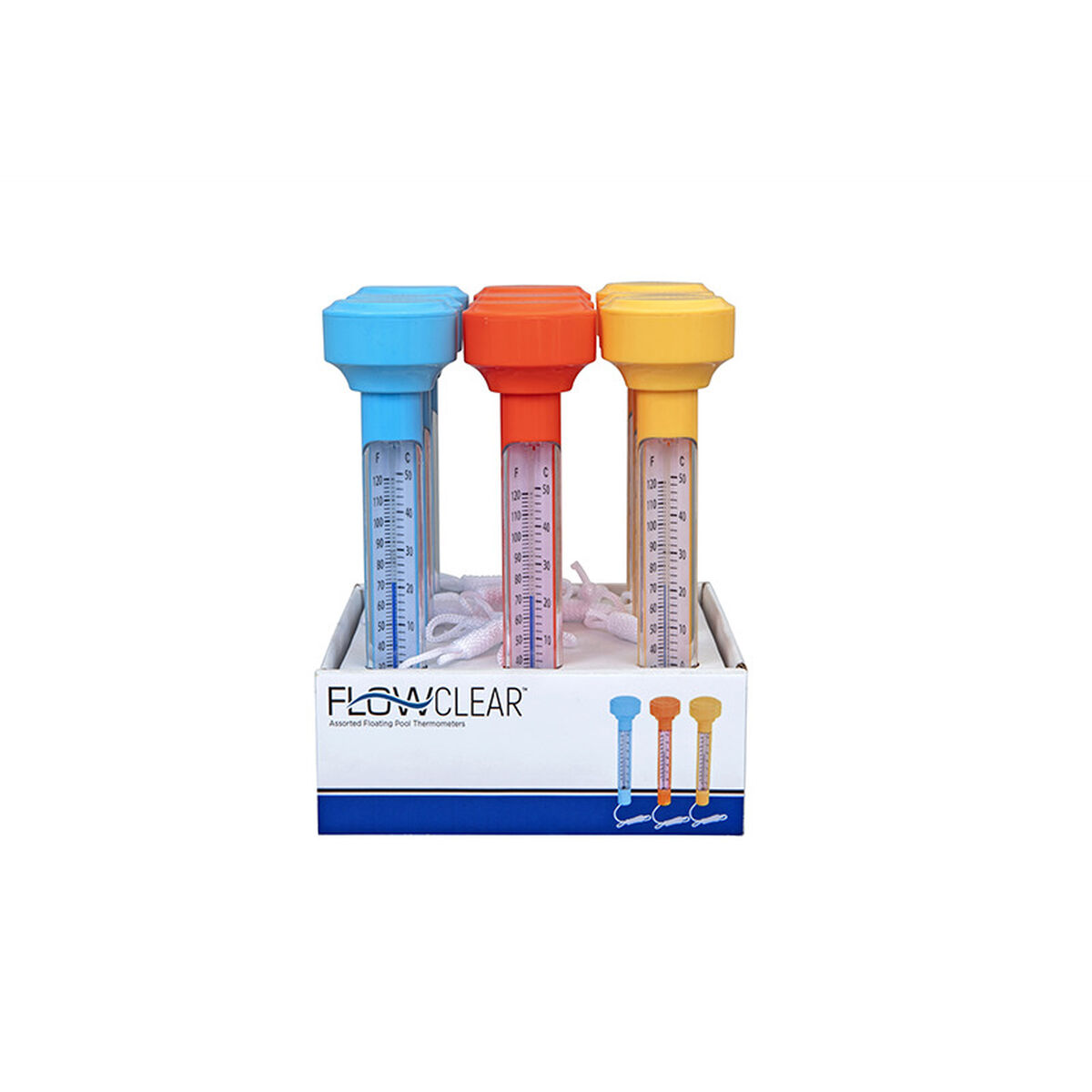 Bestway Flottande Termometer Pool och Badkar Blandade Färger Trädgård 58697 - 2