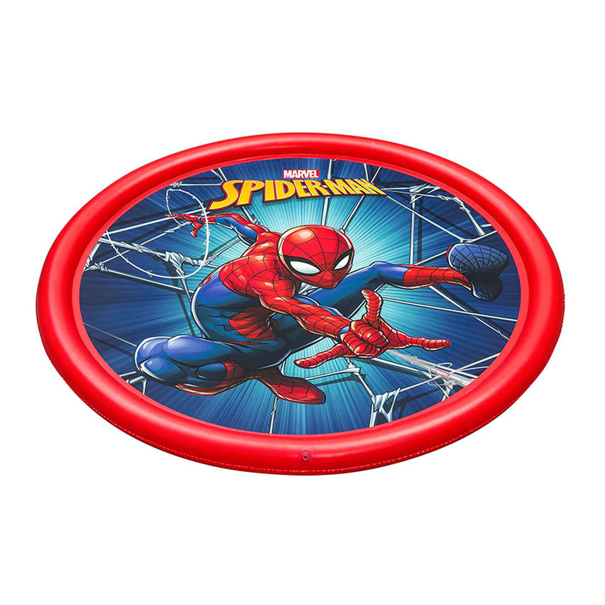 Bestway Spiderman Uppblåsbar Pool med Sprinkler D165 cm +2 År Trädgård 98792