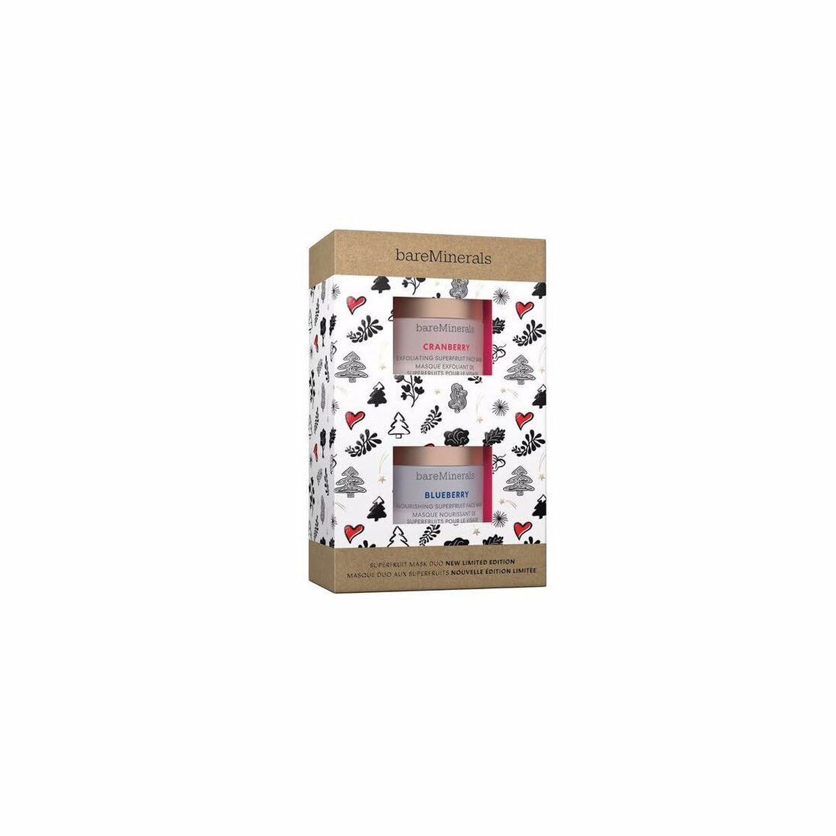 Ansiktskräm bareMinerals Superfruit Mask 2 Delar