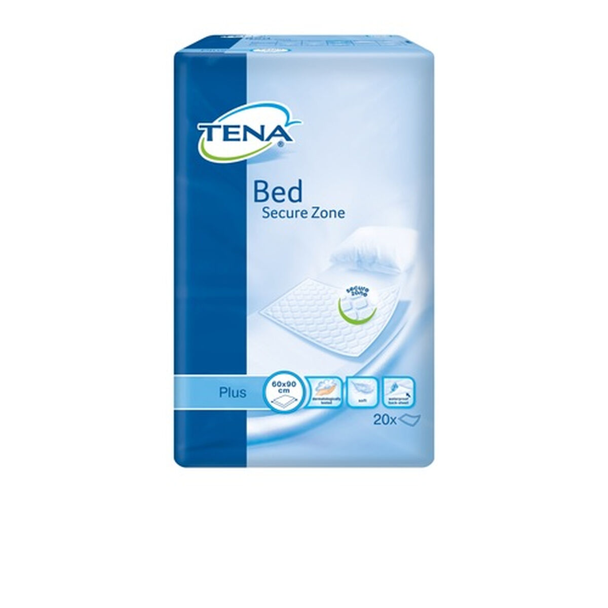 Inkontinensskydd Tena Bed Secure Zone Plus 60 x 90 cm 20 antal - 2