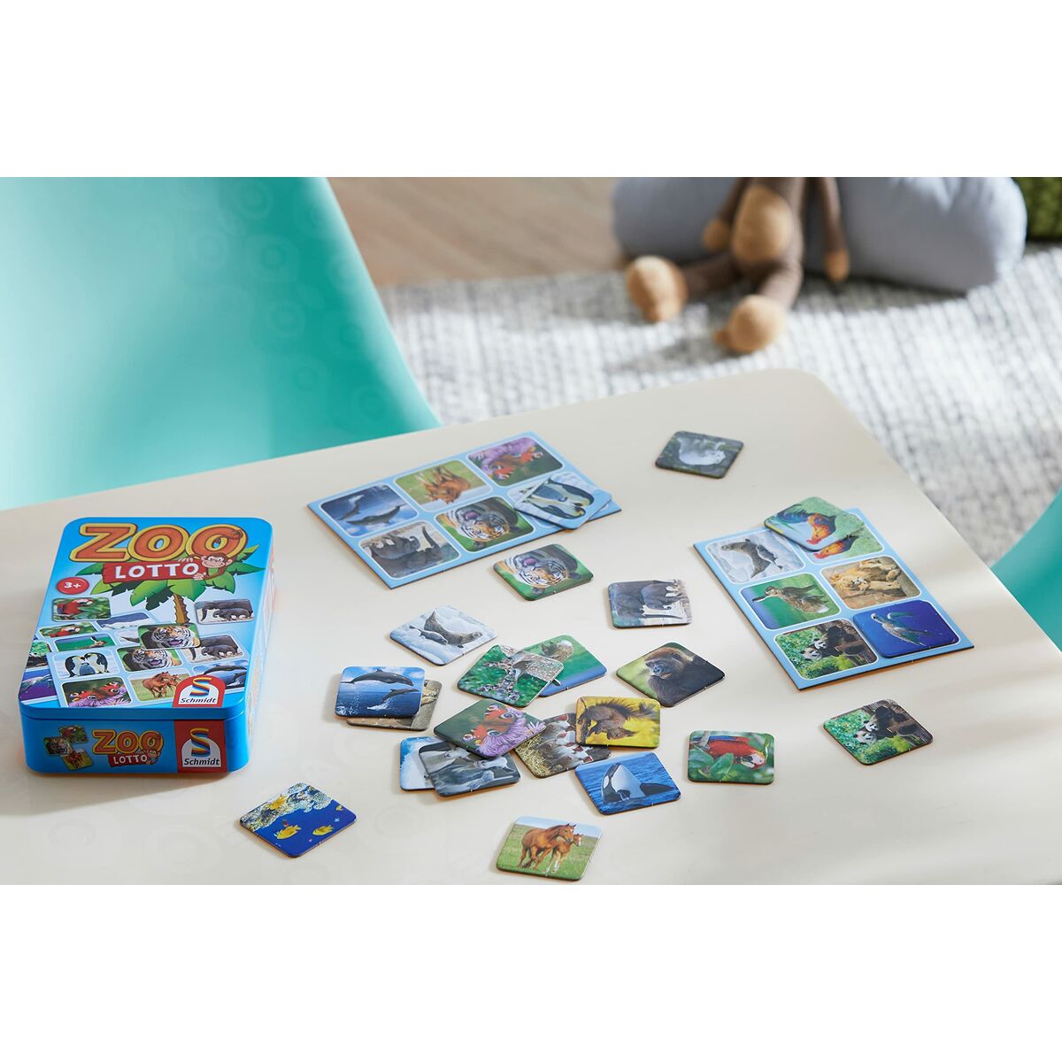 Sällskapsspel Schmidt Spiele Zoo Lotto djur - 3