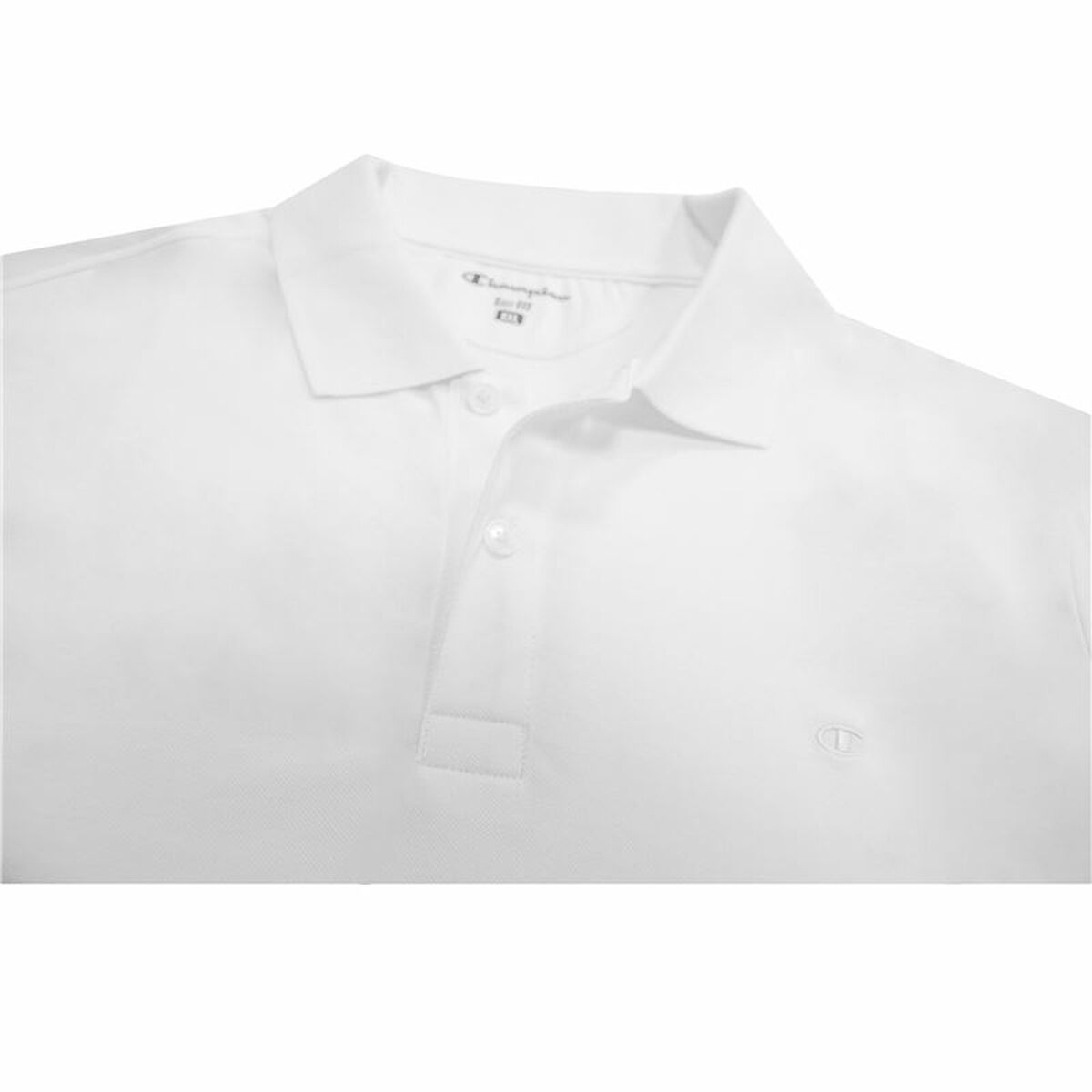 Polotröja kortärmad Herr Champion Sportswear Vit - 2