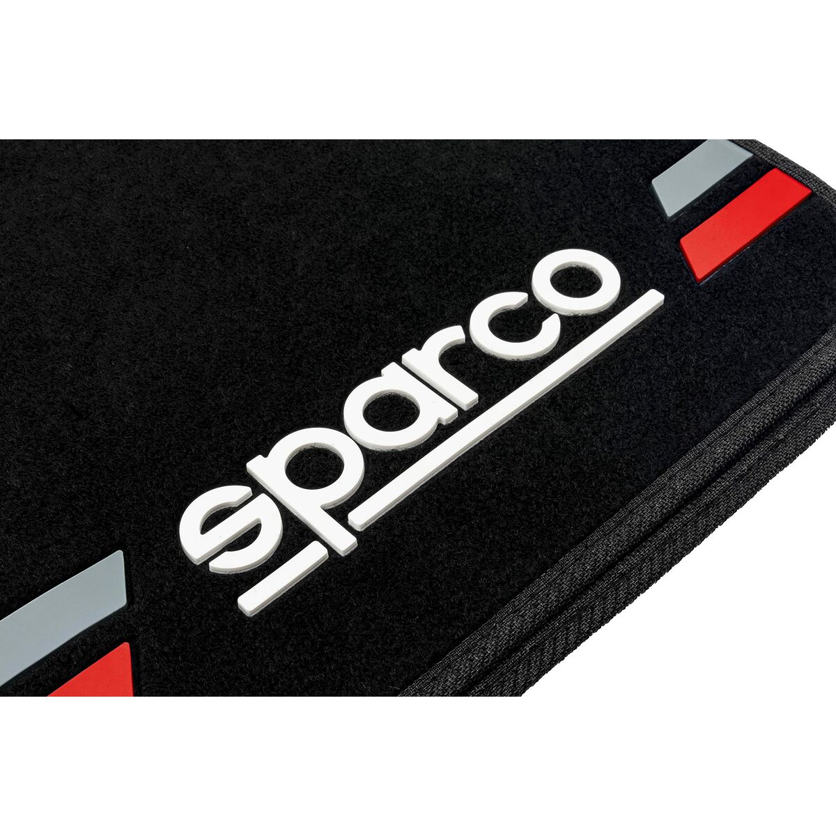 Set med bilgolvmattor Sparco SPCF508RD Röd - 2