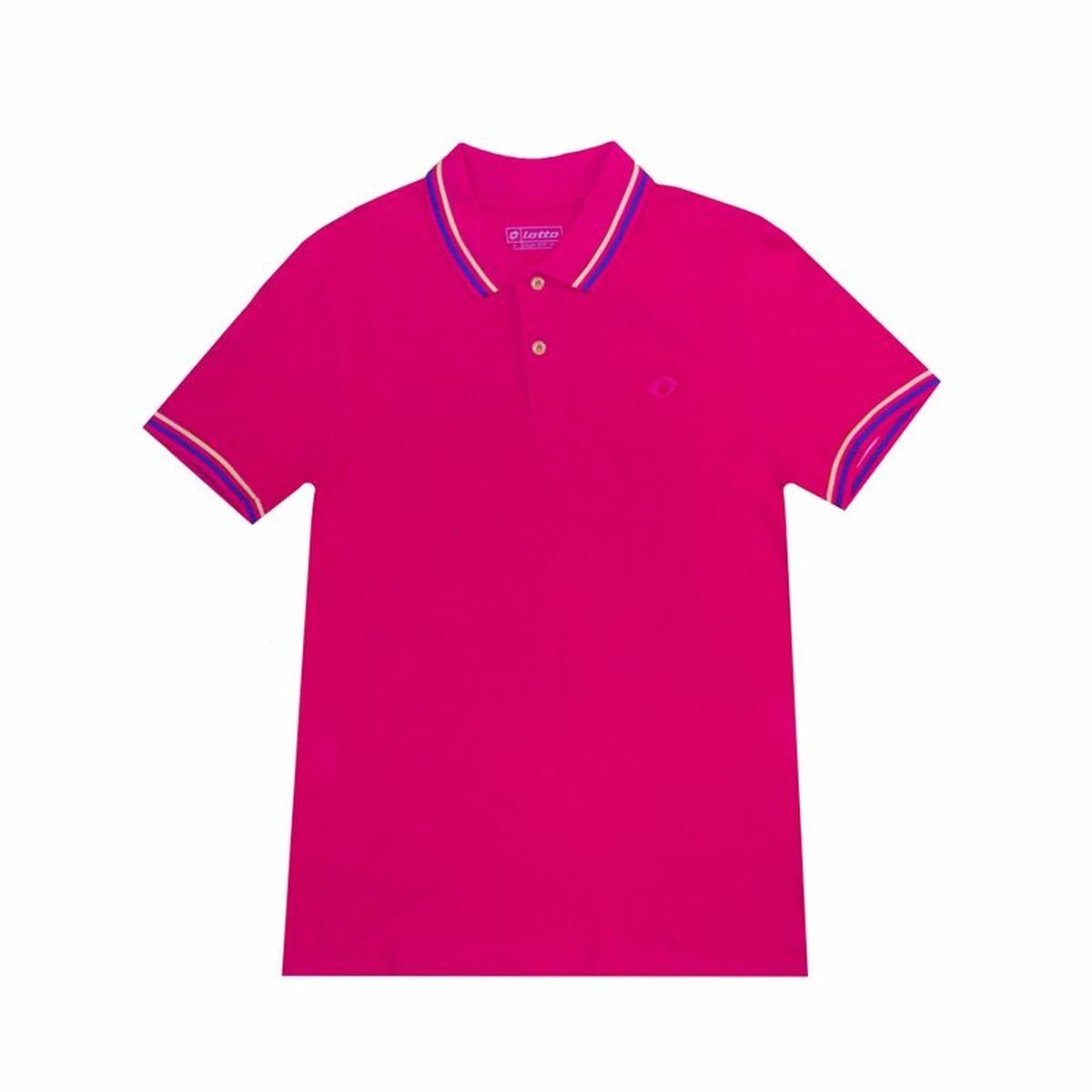 Polotröja kortärmad Herr Lotto Reed Fuchsia
