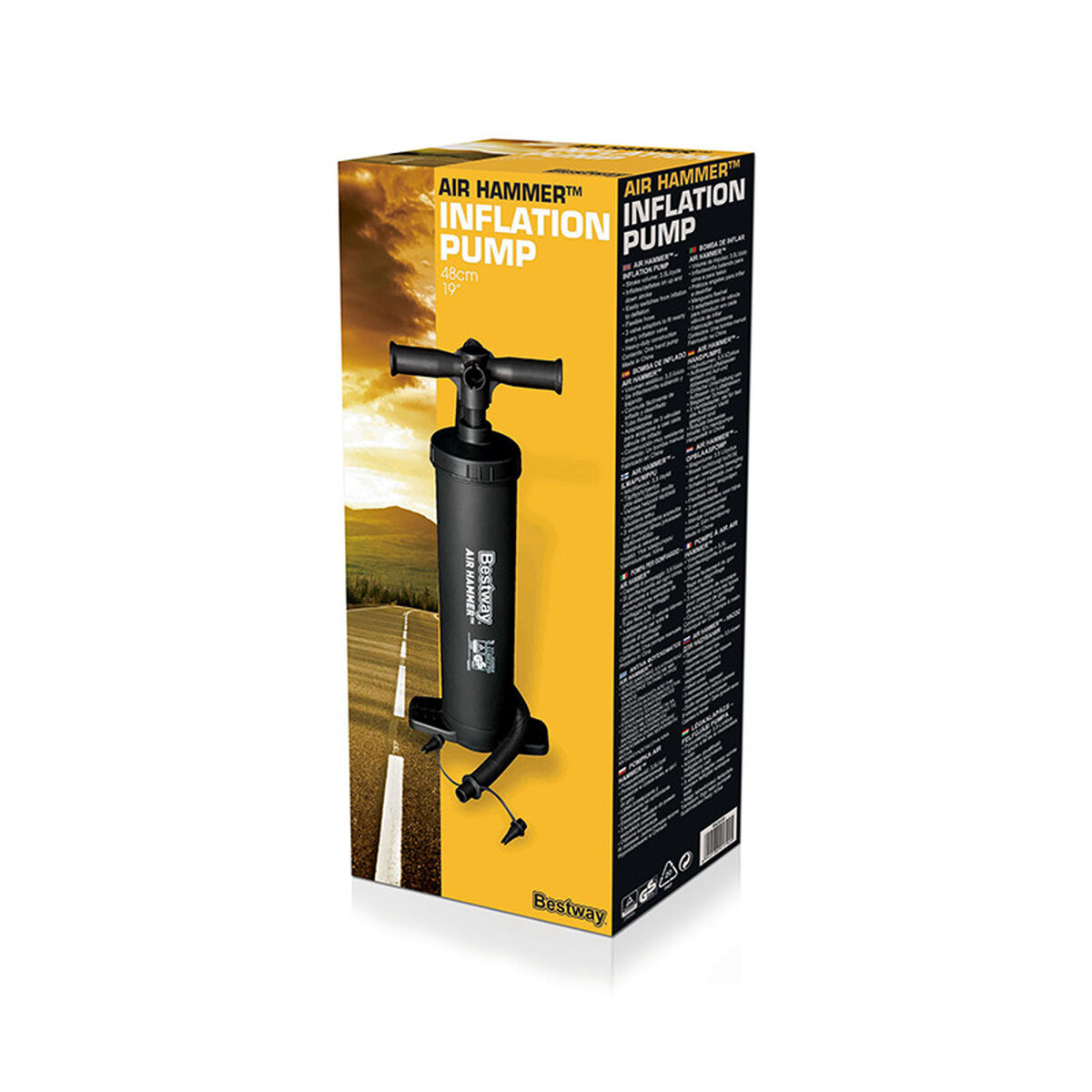 Bestway Handpump 48 cm Uppblåsbar och Camping 62030 - 2