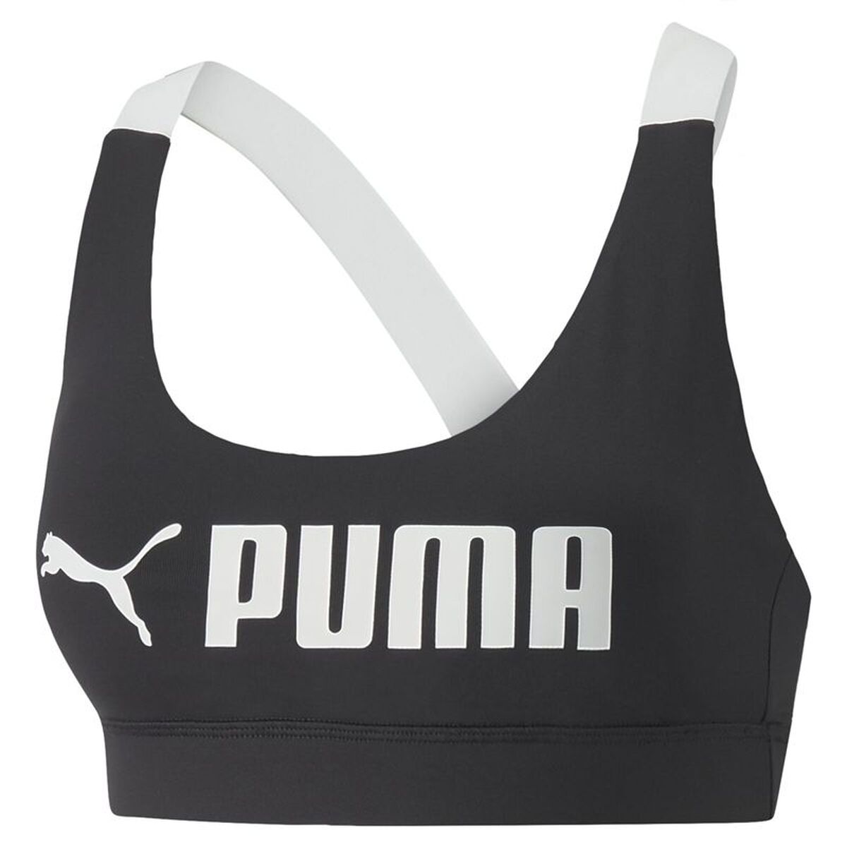 Sport-BH Puma Puma Mid Impact Puma Fit Svart