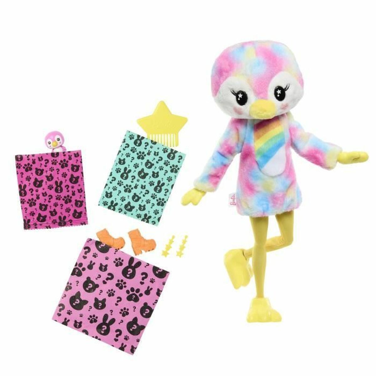 Babydocka med tillbehör Barbie Colorful Dream Penguin Doll - 3