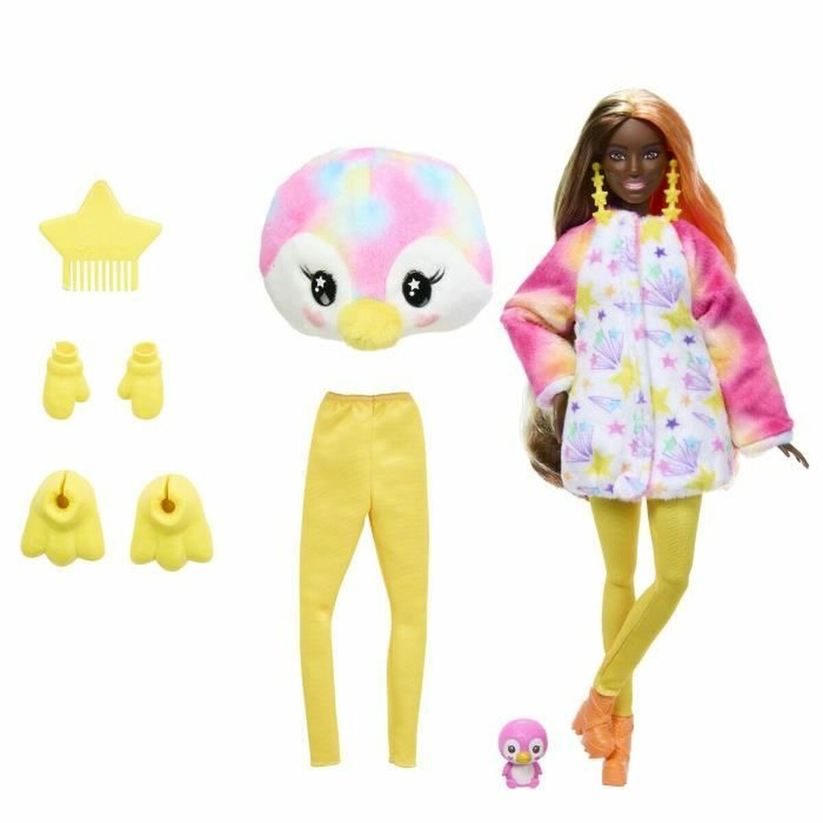 Babydocka med tillbehör Barbie Colorful Dream Penguin Doll - 2