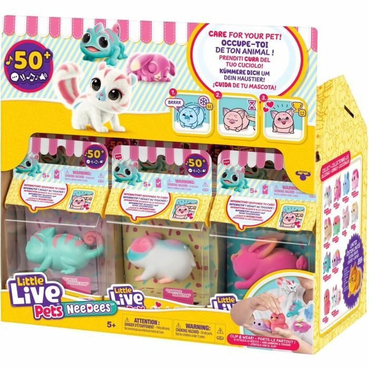 Mjukisleksak Little Live Pets Vit Jaune Plast