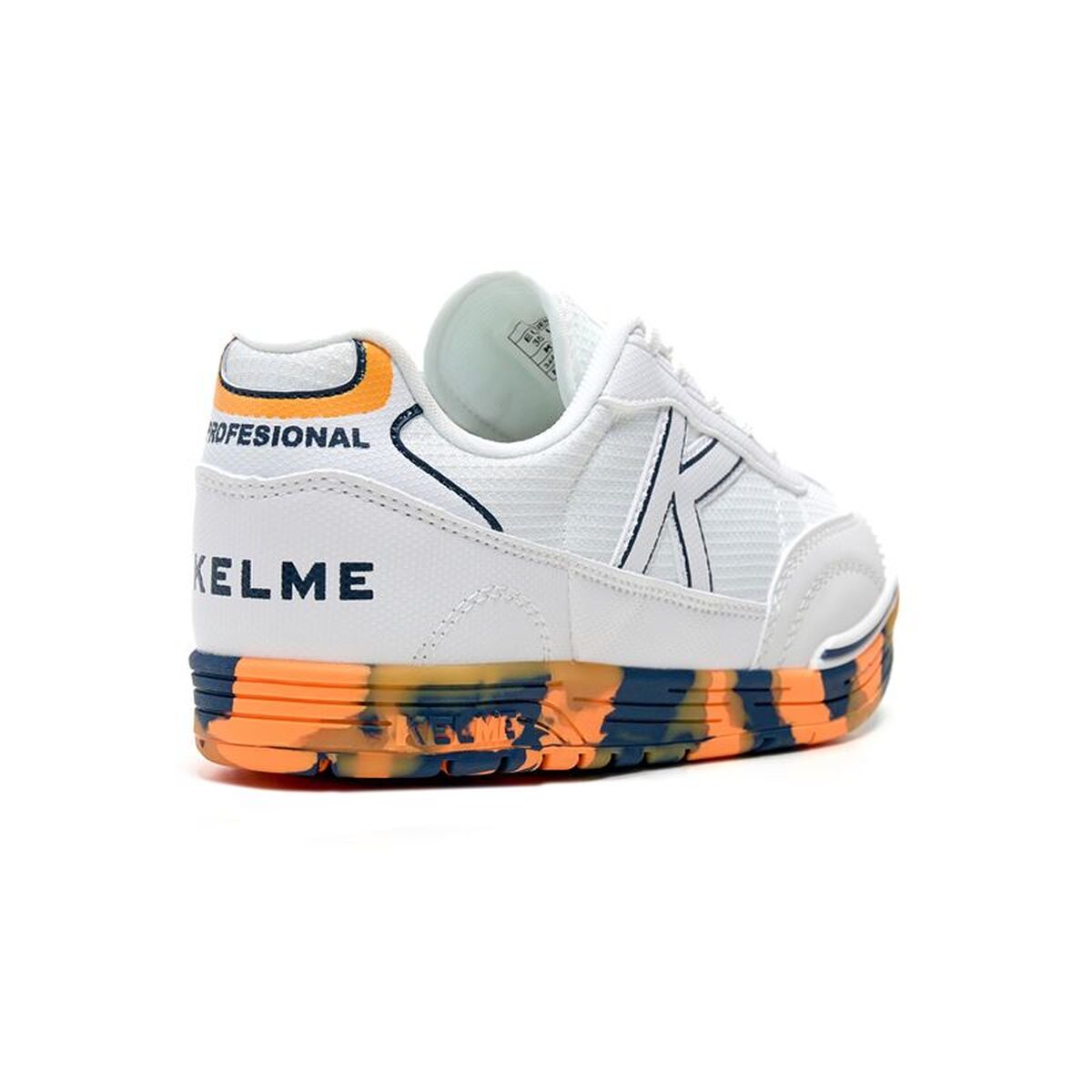 Fotbollsskor för inomhusbruk för barn Kelme Trueno Lace Vit - 2