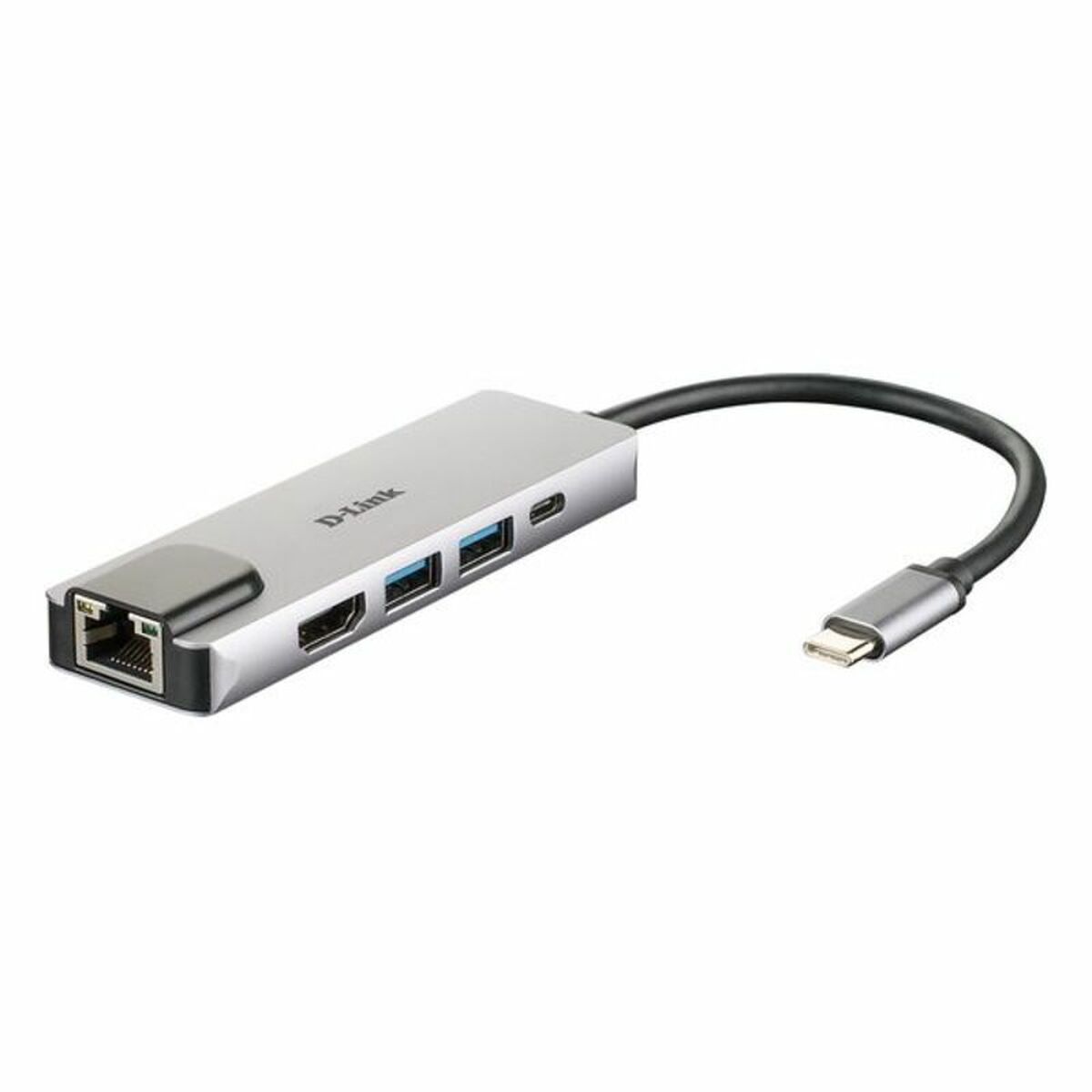 USB-HUB C D-Link DUB-M520 Svart 60 W