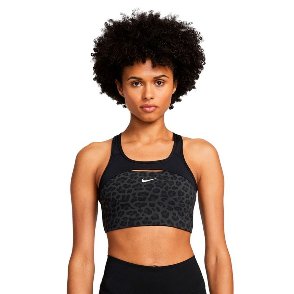Sport-BH Nike Dri-FIT Swoosh Svart