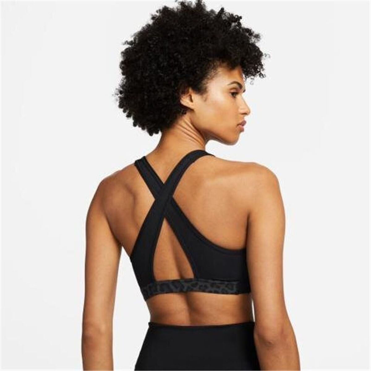 Sport-BH Nike Dri-FIT Swoosh Svart - 2