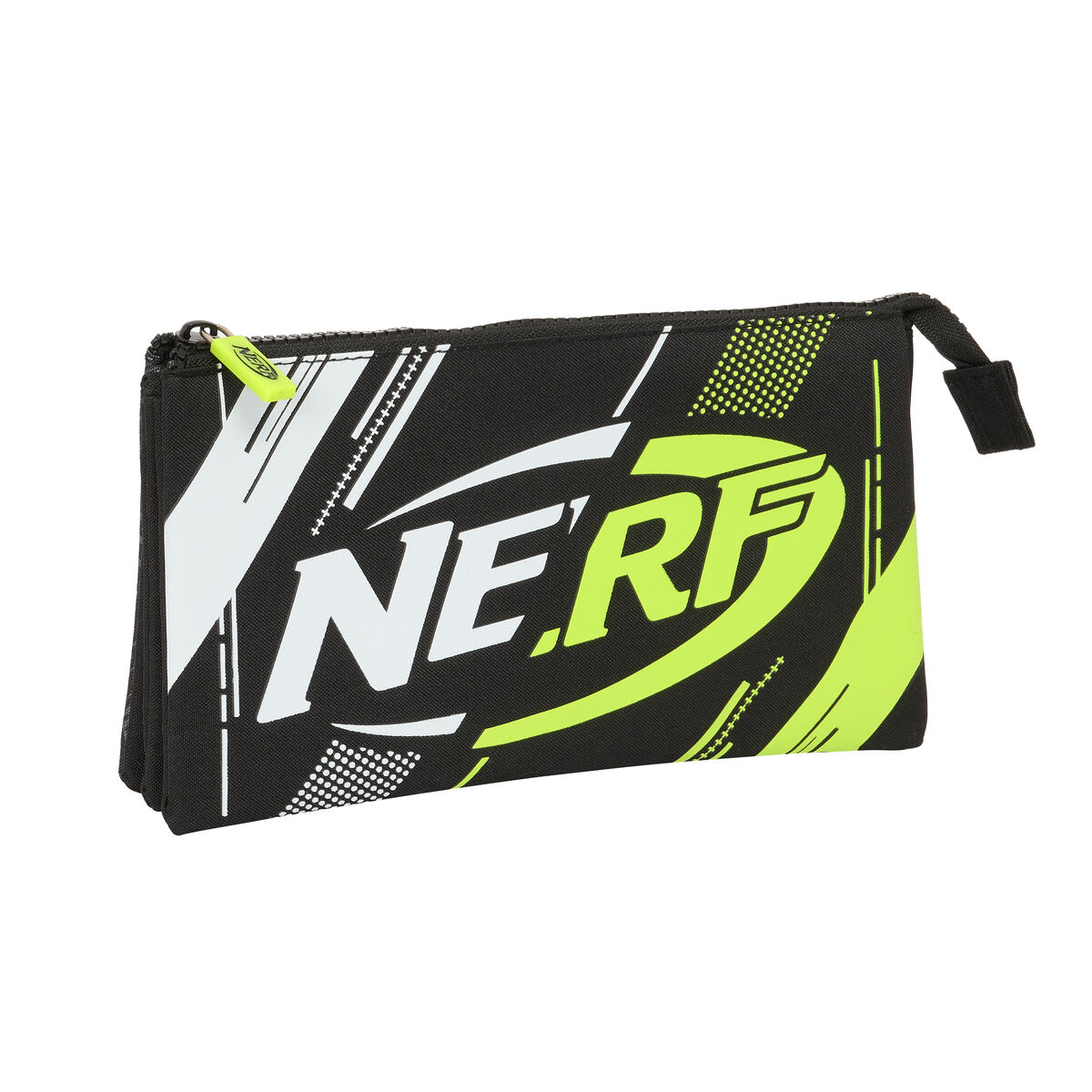 Tredubbel Carry-all Nerf Get ready Svart 22 x 12 x 3 cm - 2