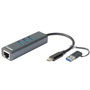 USB-HUB D-Link DUB-2332 Grå