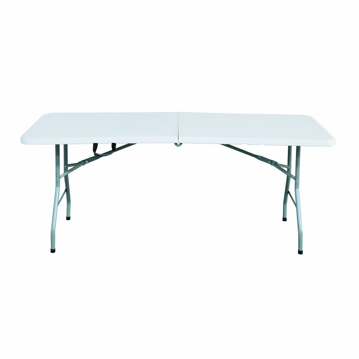Marbueno Fällbart Bord Resin Vit 152x70x74 cm Rektangulär för Utomhus & Camping - 2