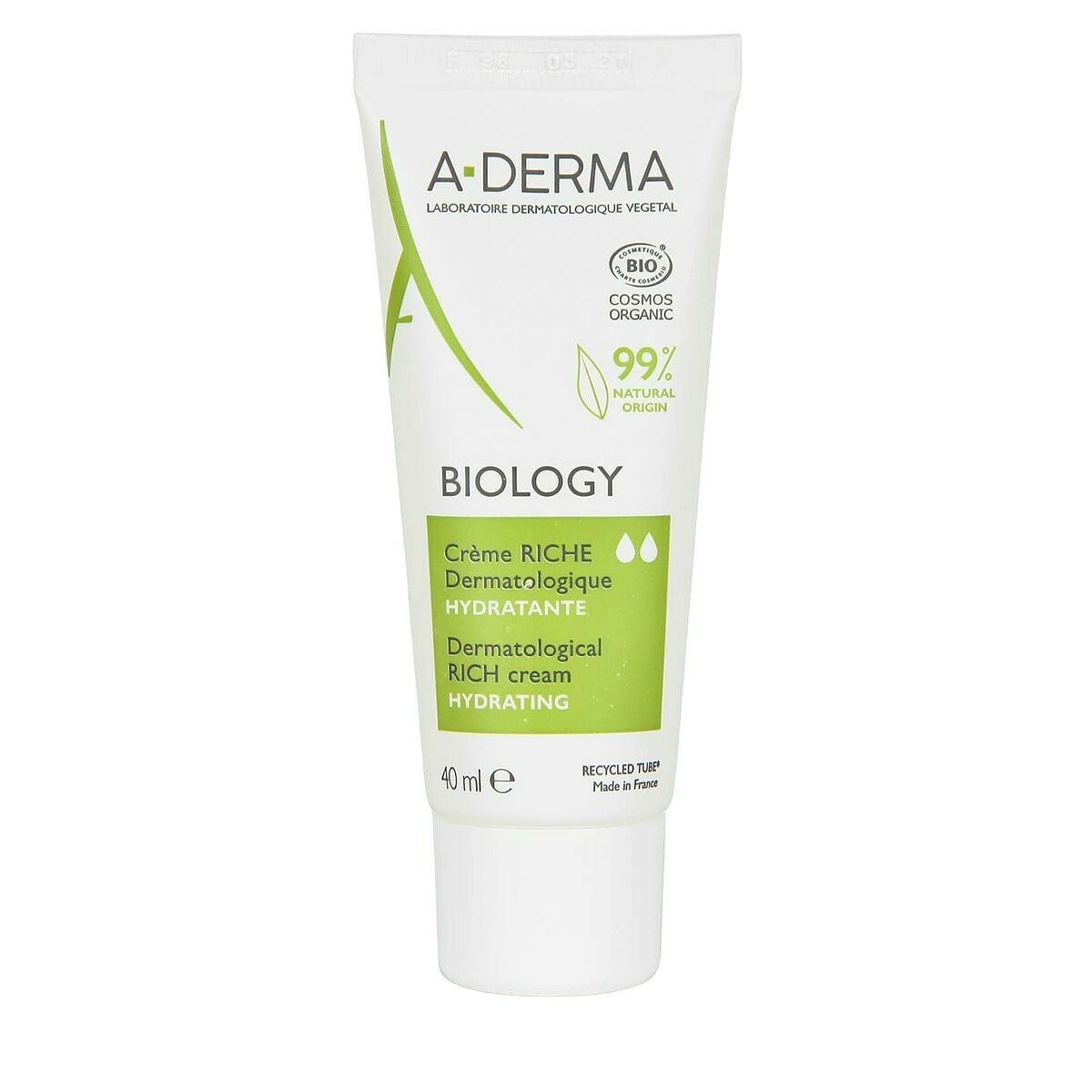 Fuktgivande ansiktskräm A-Derma Biology (40 ml)