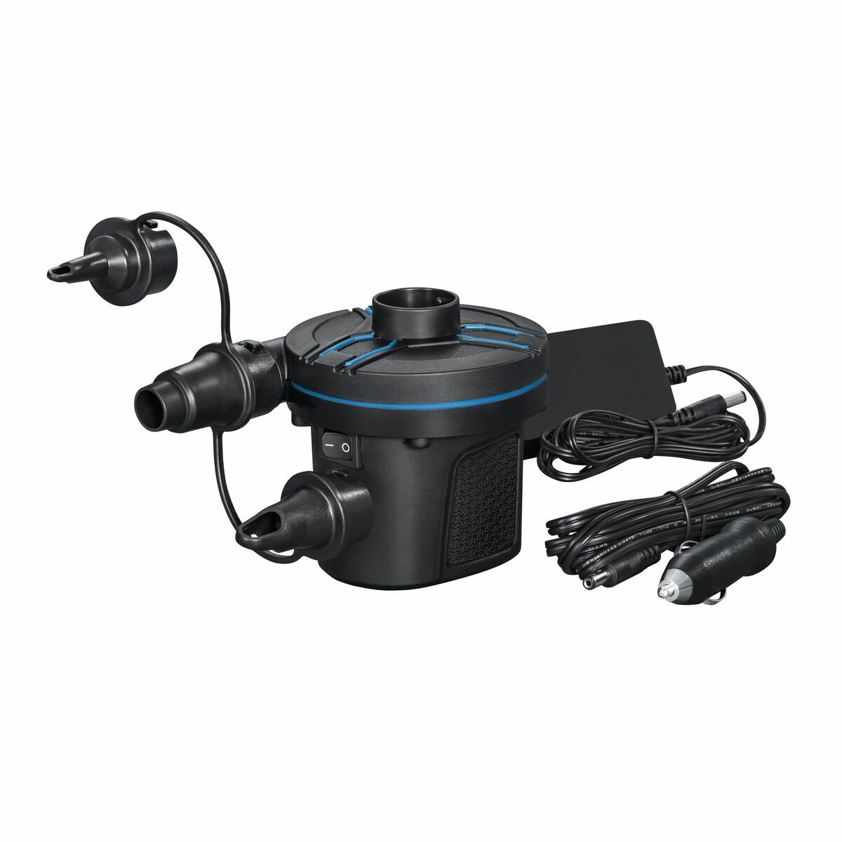 Bestway Elektrisk Pump 11,3x10,1x10,7 cm 490 L/min Uppblåsbar och Camping 62255