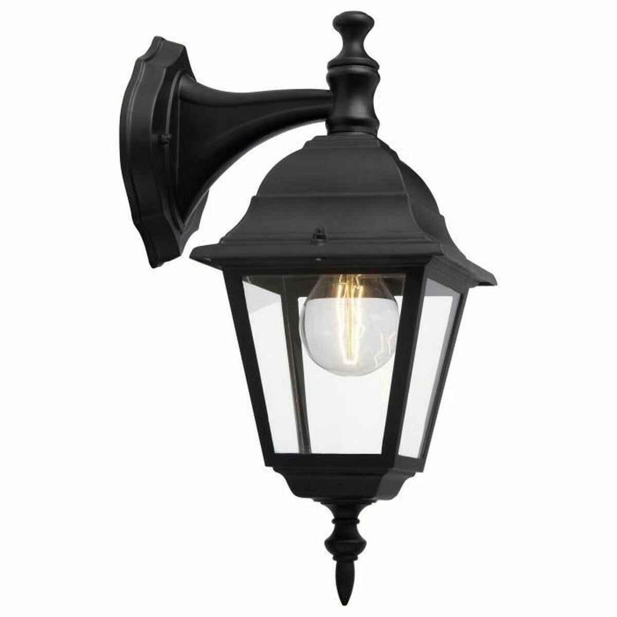 Vägglykta Brilliant 44282/06 Svart Metall 60 W E27
