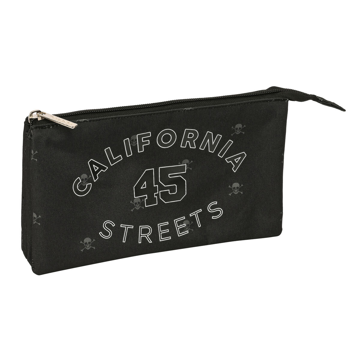 Tredubbel Carry-all Safta California Svart 22 x 12 x 3 cm - 2