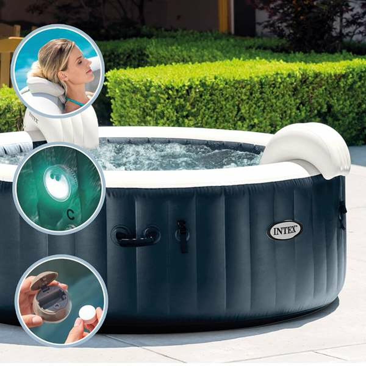 Uppblåsbart spa Intex Puresoa Burbujas Plus 795 L - 2