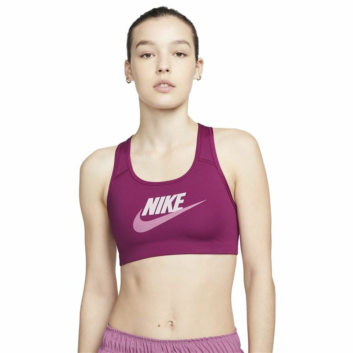 Sport-BH Nike Dri-FIT Swoosh Bordeaux