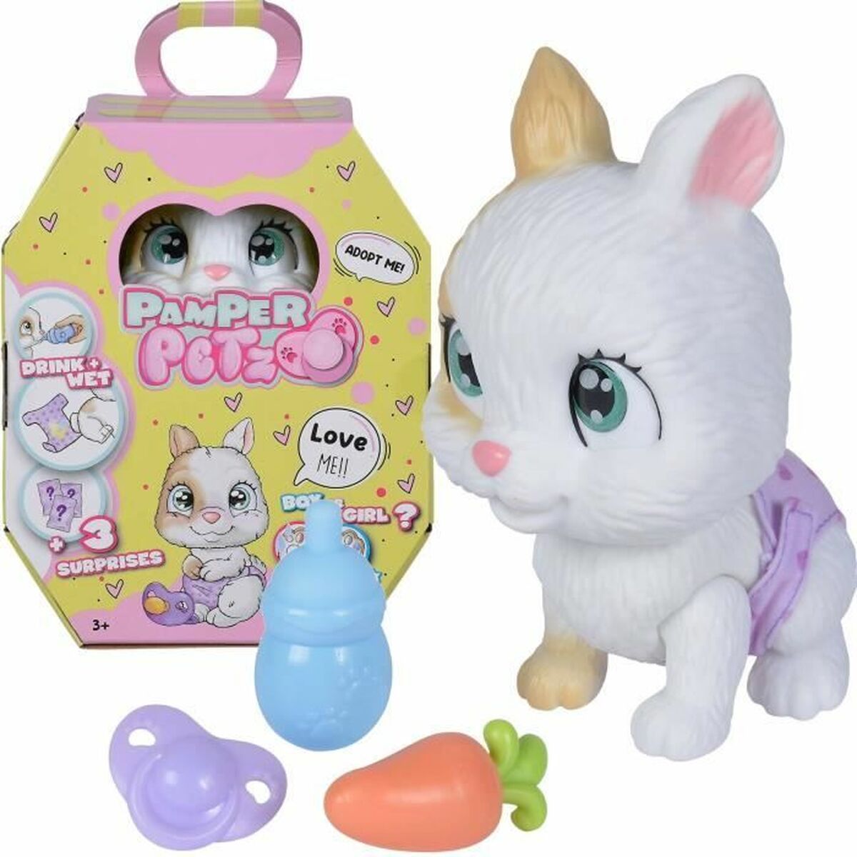 Babydocka med tillbehör Simba Pamper Petz