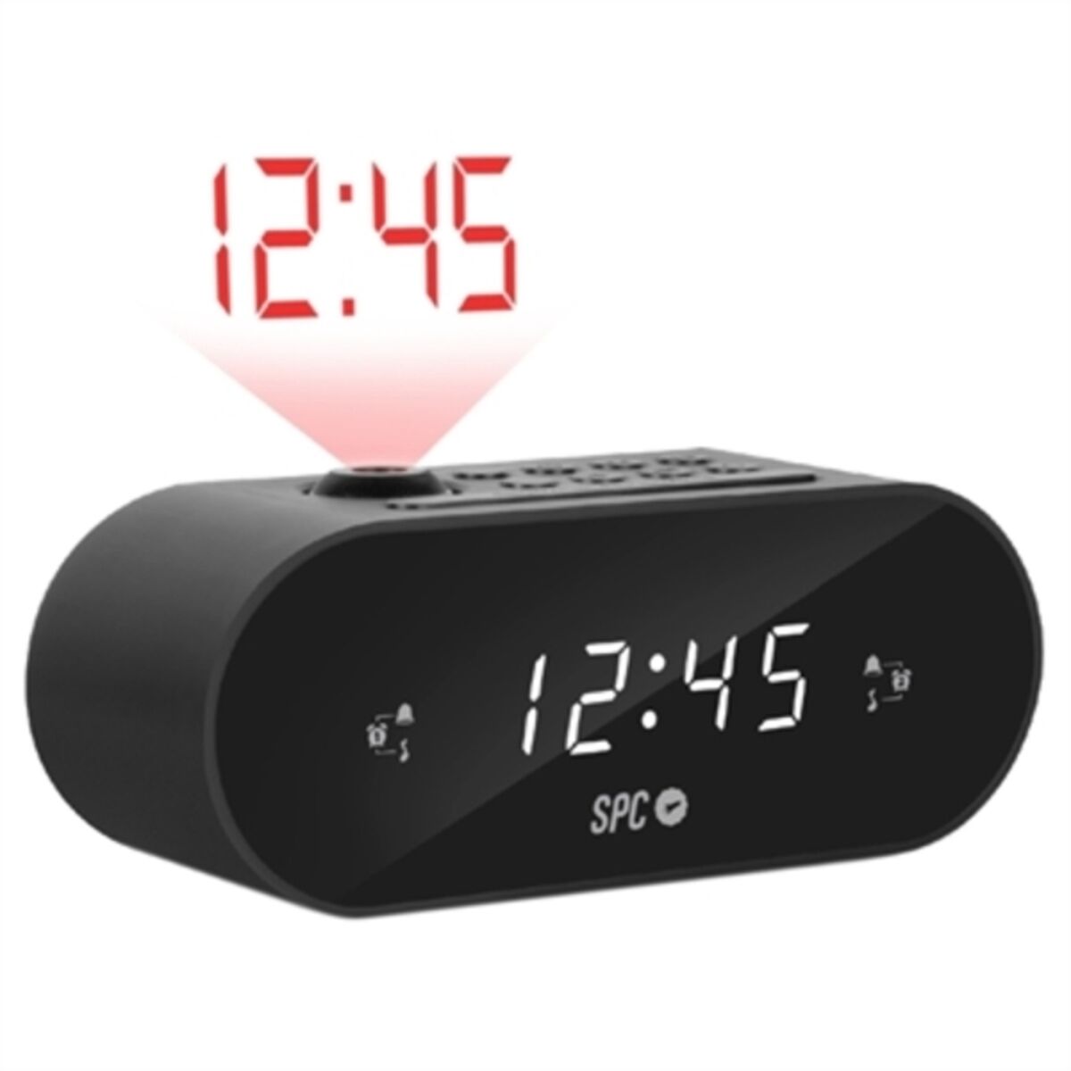 Radioväckarklocka med LED-projektor SPC 1