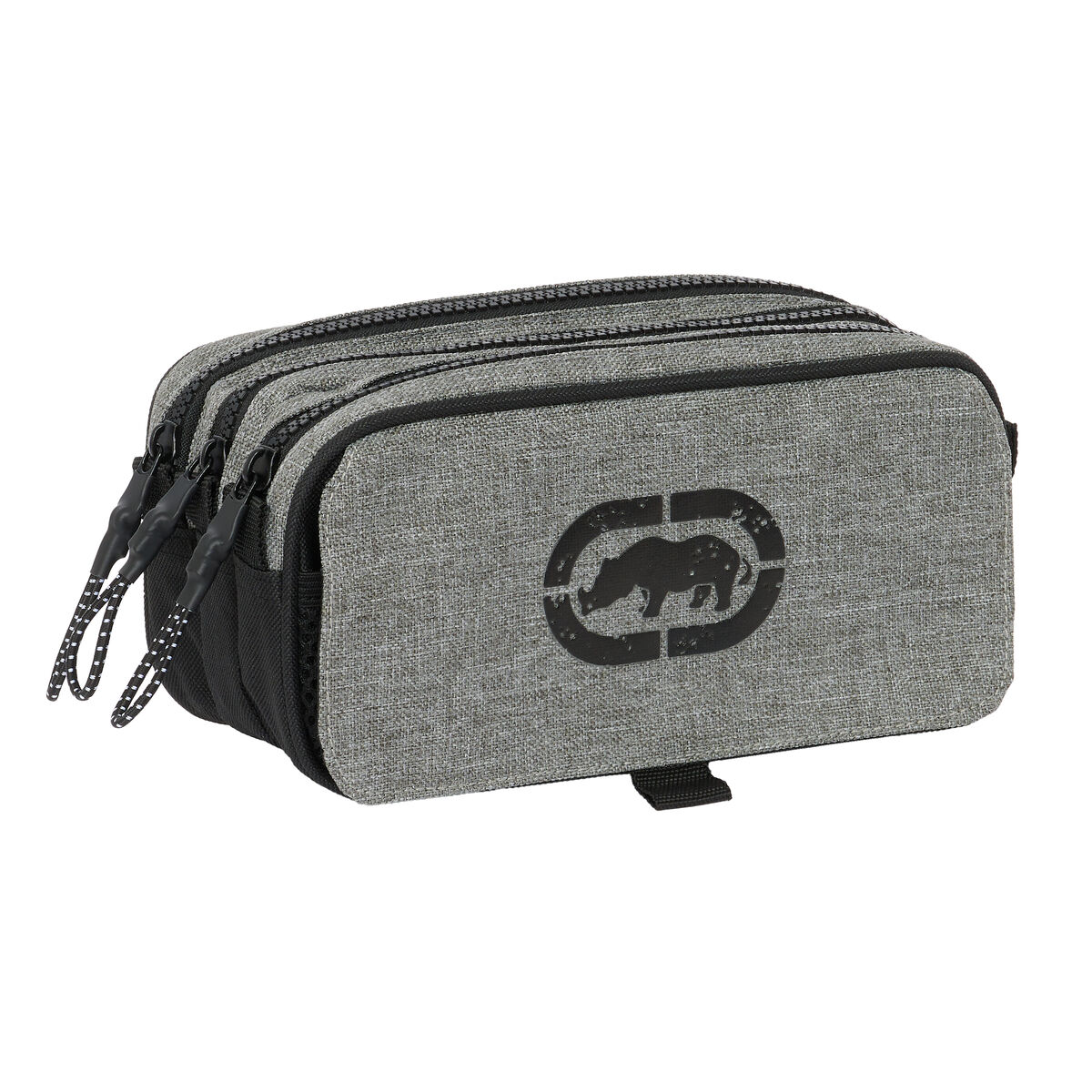 Tredubbel Carry-all Eck? Unltd. Rhino Svart Grå 21,5 x 10 x 8 cm