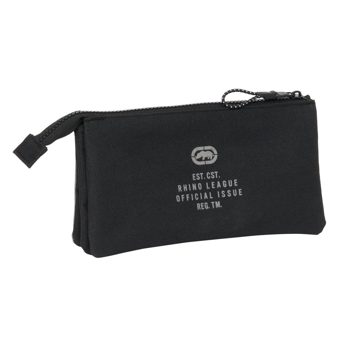 Tredubbel Carry-all Eck? Unltd. Rhino Svart Grå 22 x 12 x 3 cm - 3