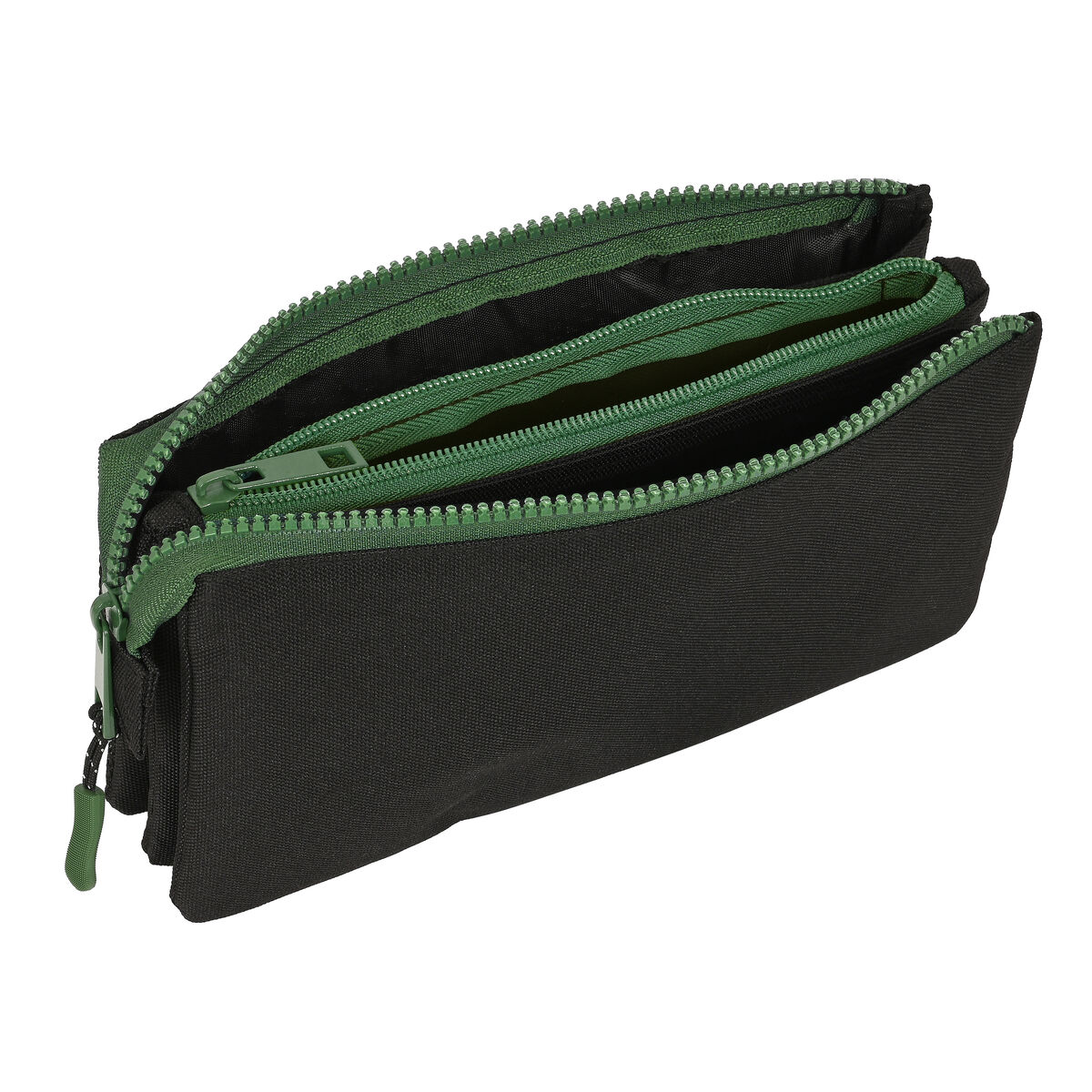 Tredubbel Carry-all Munich Caviar Svart 22 x 12 x 3 cm - 2