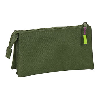 Tredubbel Carry-all Munich Bright khaki Grön 22 x 12 x 3 cm