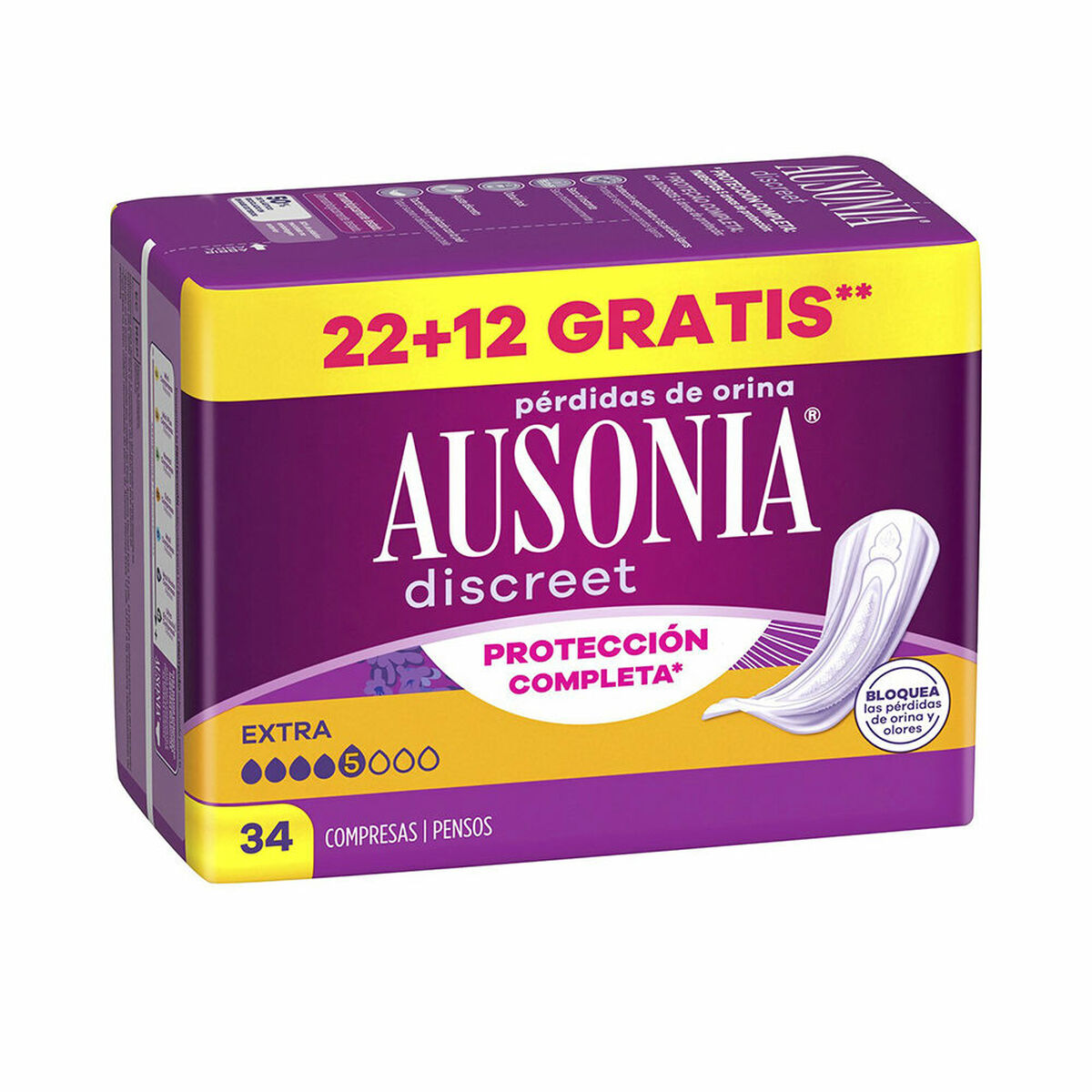 Inkontinensbinda Ausonia DISCREET 34 Antal