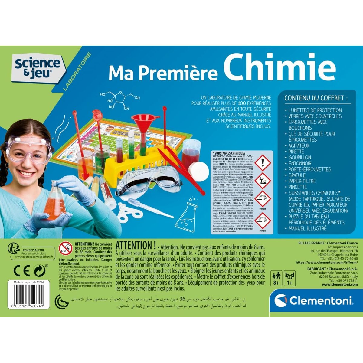 Vetenskapsspel Clementoni My first chemistry (FR) - 2