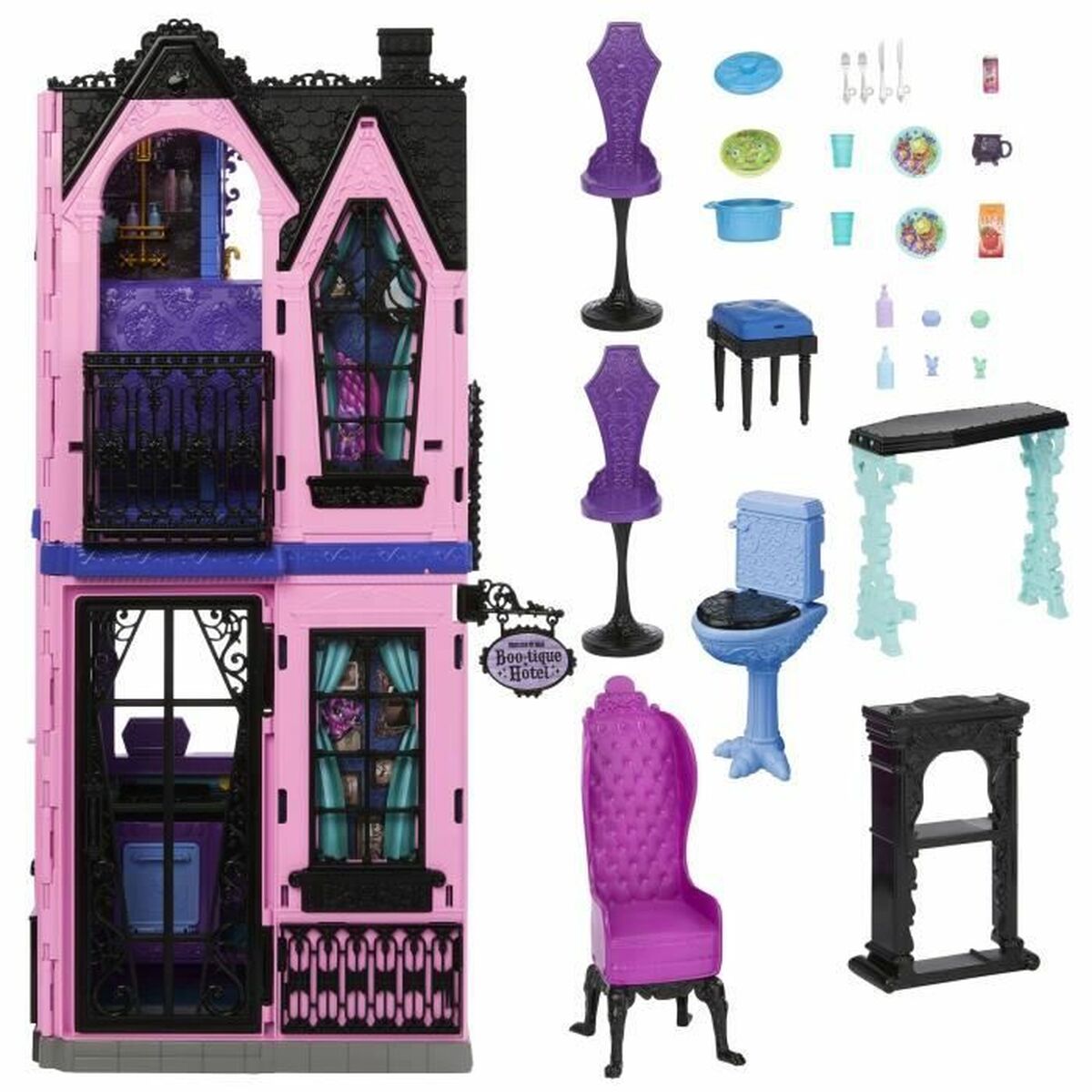 Dockhus Monster High 27 Delar 4 Delar