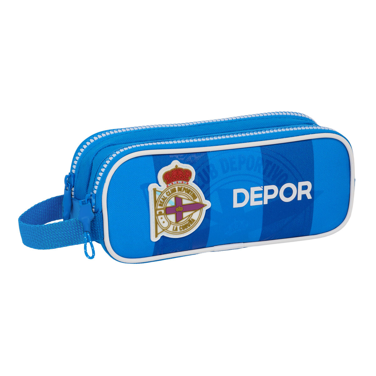 Dubbel bär-allt R. C. Deportivo de La Coruña Blå 21 x 8 x 6 cm