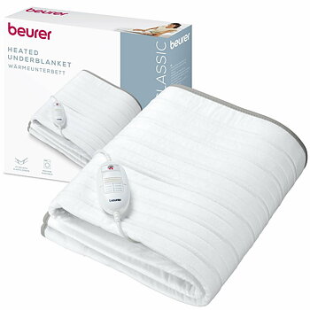 Elektriska värmare Beurer TS17 150 x 80 cm Vit Grå 100 % polyester 65 W