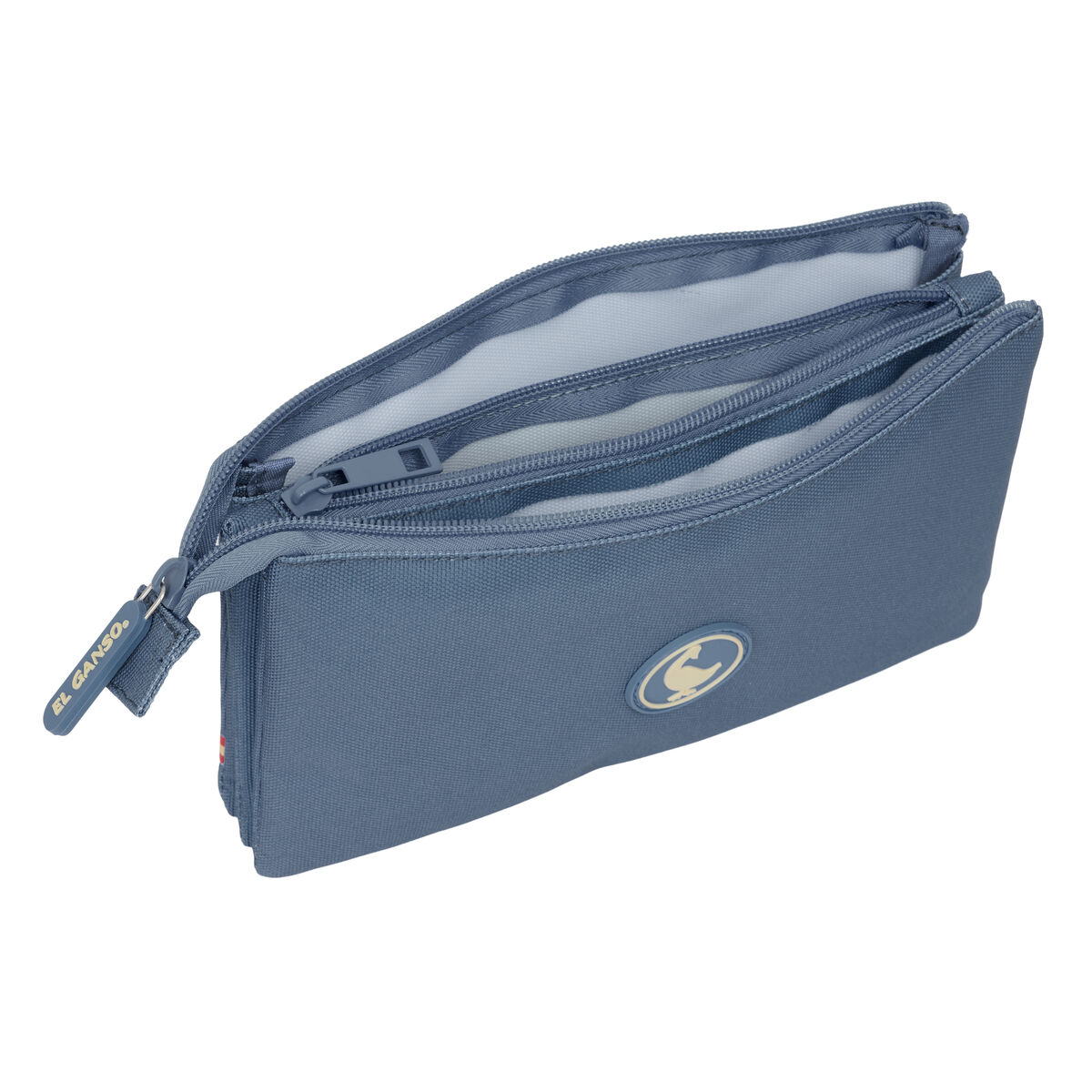 Tredubbel Carry-all El Ganso Blå 22 x 12 x 3 cm - 2