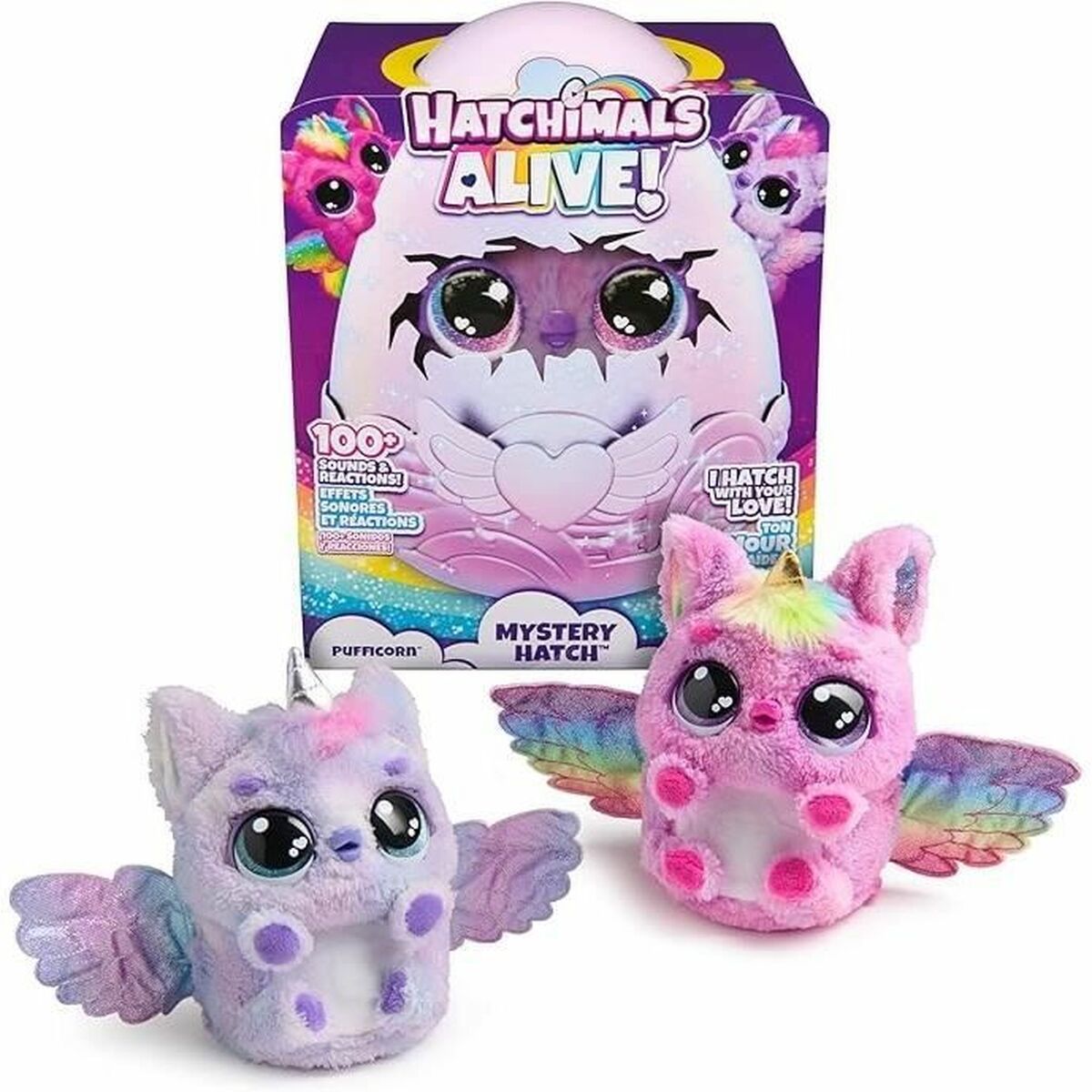 Bebisdocka Spin Master Pufficorn Hatchimals Alive Secret Hatch