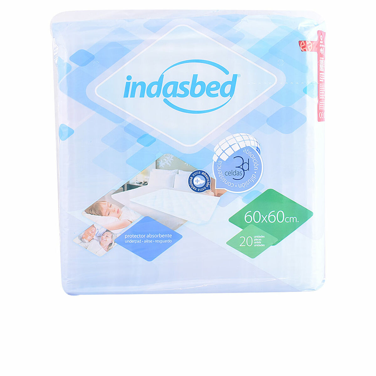Inkontinensskydd Indasbed Indasec 20 antal - 3