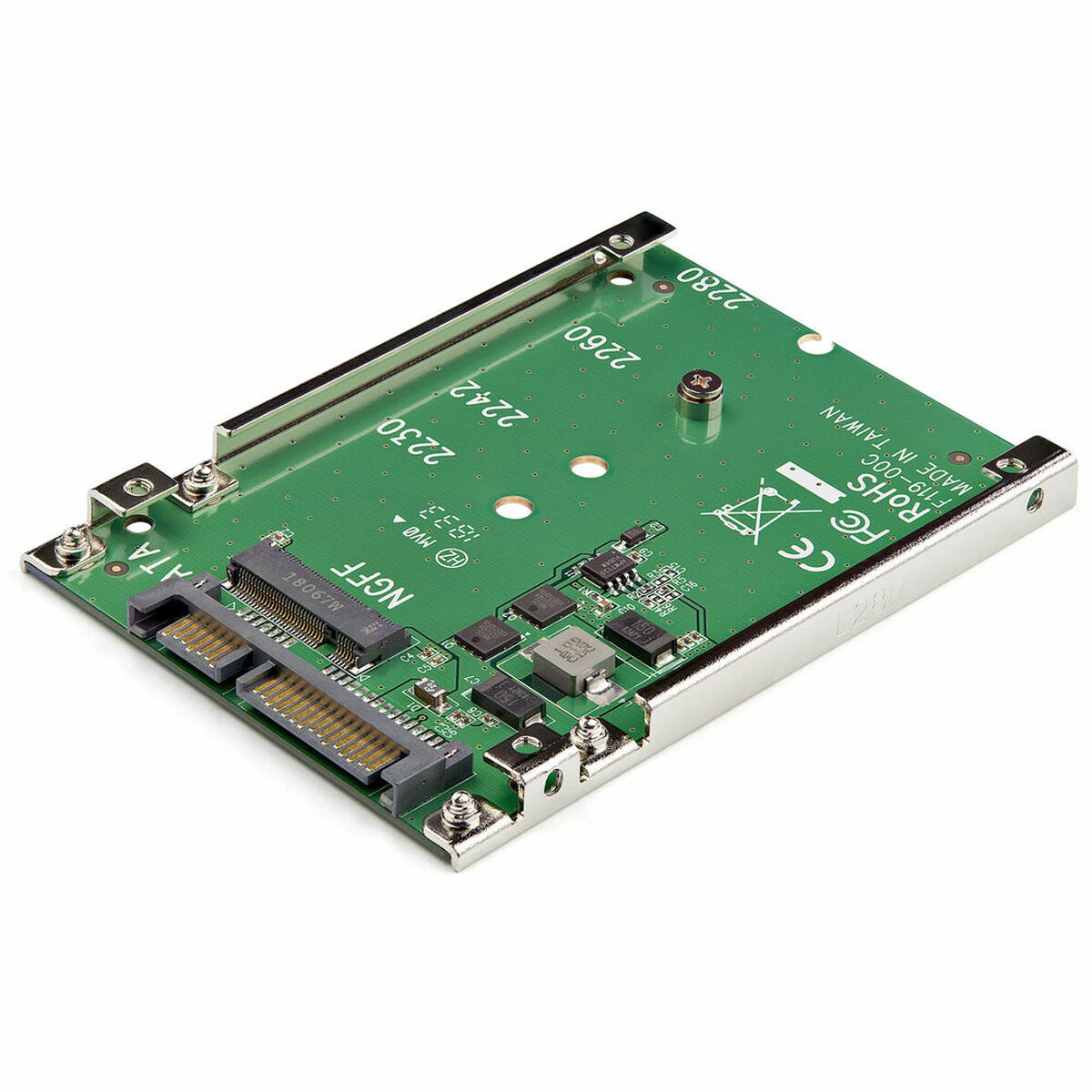 SATA adapter till hårddisk (2.5"/ 7 mm) Startech 3180248000 Grön