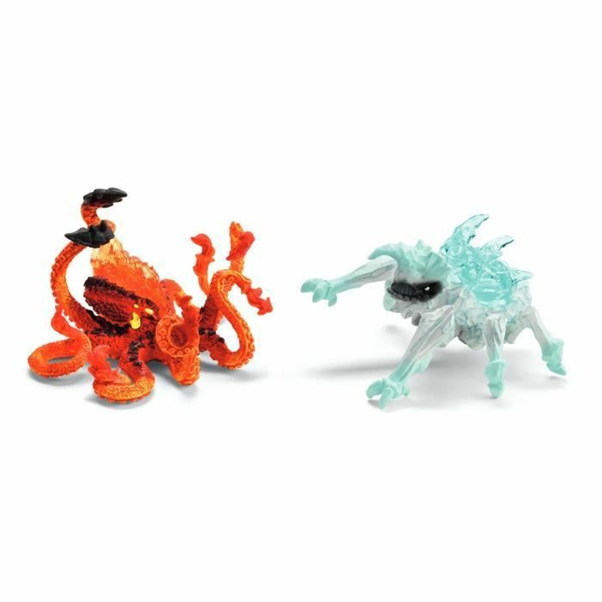 Tillbehör till dockhus Schleich Lava Octopus vs Ice Bug Duo