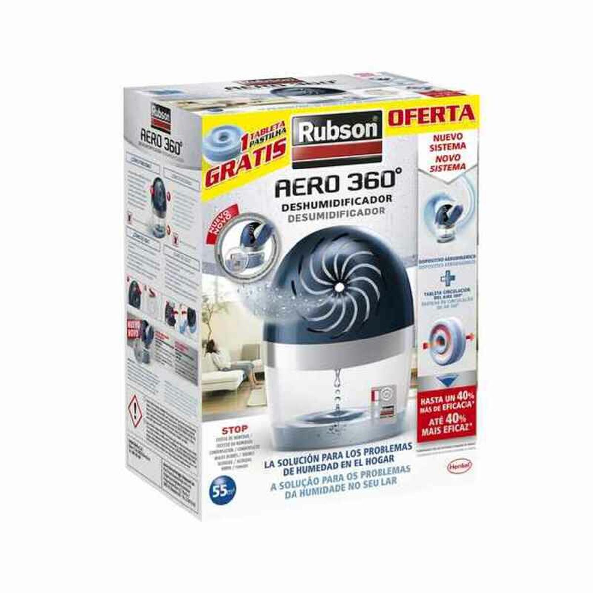 Avfuktare Rubson Aero 360 450 g (1 antal)